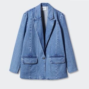 Mango Denim Blazer